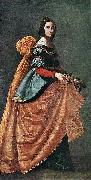 Francisco de Zurbaran Santa Isabel de Portugal painting